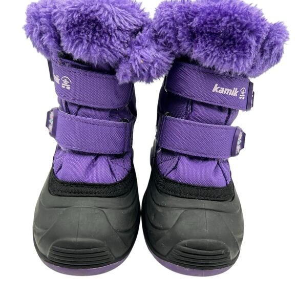 Kamik Toddler Violet Buzz Winter‎ Boots Size 7 - Picture 3 of 8